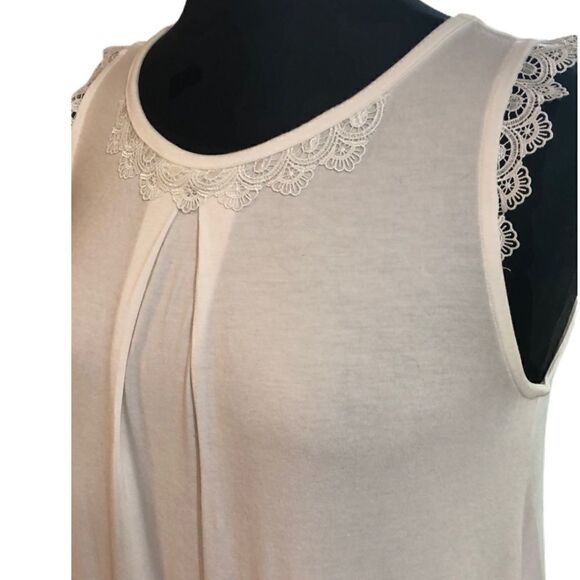 𝅺banana Republic Factory Pleated Sleeveless Top XS - Picture 2 of 9